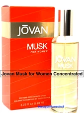 Jovan Musk for Women 3.25 oz Cologne Concentrated Spray New by Jovan