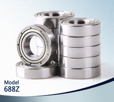 5pcs 688 ZZ Deep min Groove Ball Bearing standard 8 X 16 X 5 mm quality