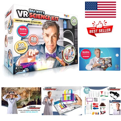 Award-Winning 50-Piece Bill Nye VR Science Kit - Chemistry & Physics Fun