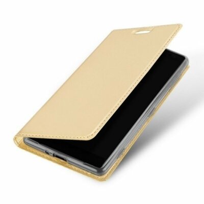 FÜR APPLE IPHONE 13 PRO - DUX DUCIS SKIN Case Handy Etui Buch Tasche Hülle GOLD