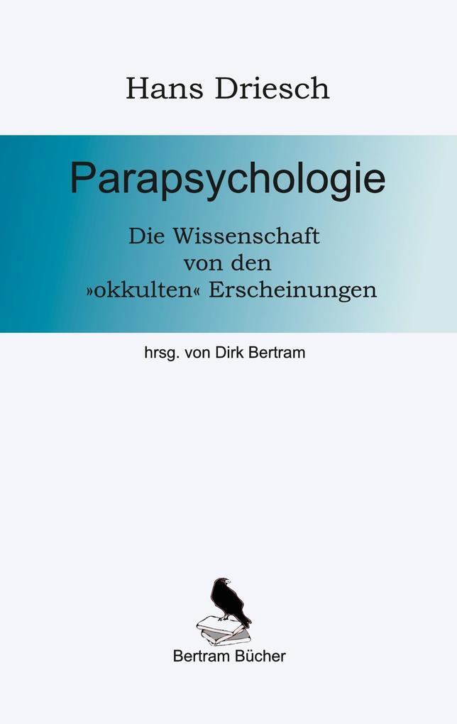 Thumbnail - Parapsychologie | Hans Driesch | Deutsch