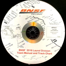 Burlington Northern Santa Fe Laurel Subdivision Team Manual - PDF Pages on DVD
