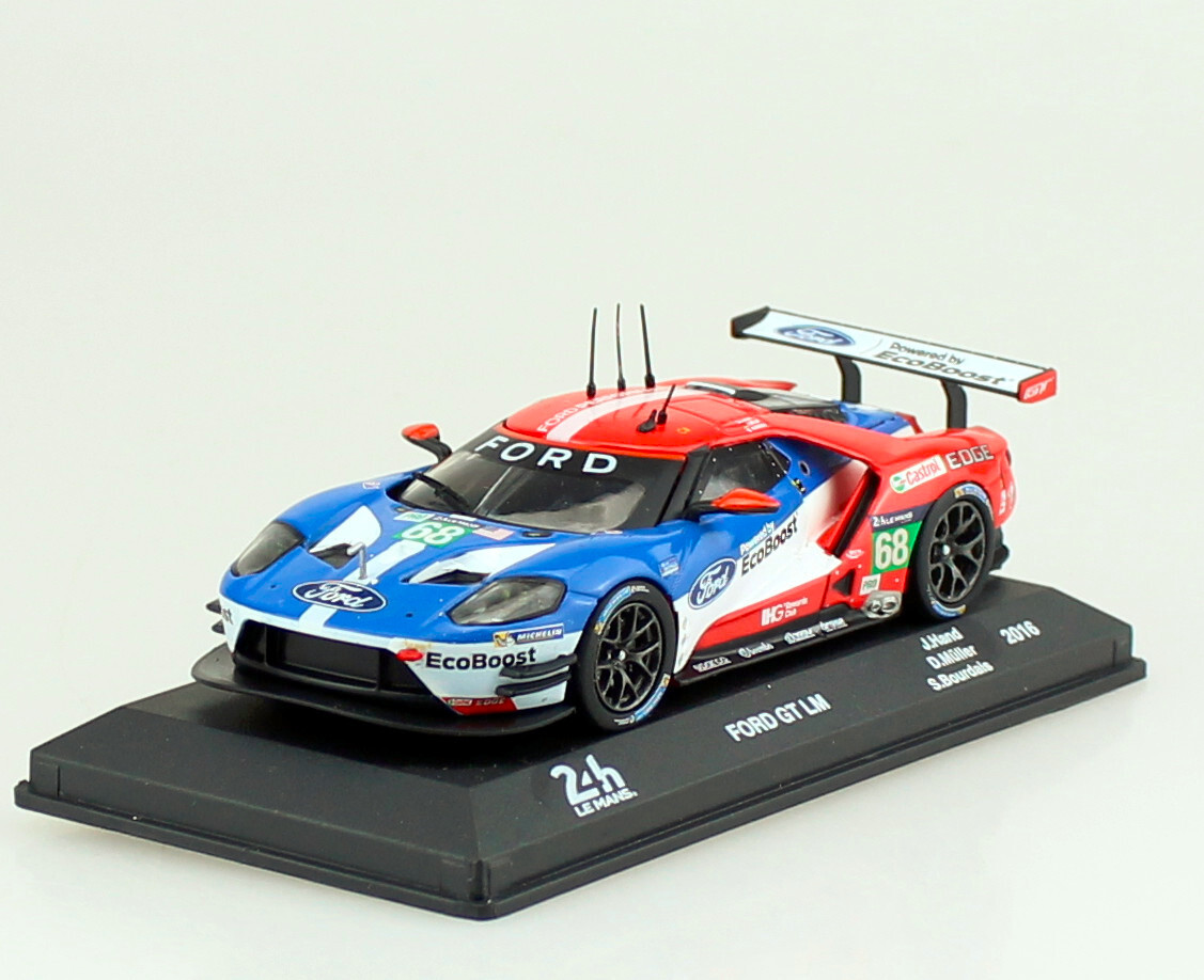 Ford GT LM 24h Le Mans 2016 68 143 Ixo Centauria Modellauto