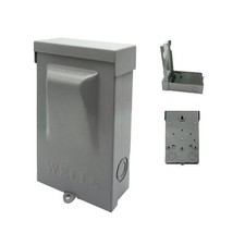 Wells 60 Amp Disconnect 120/240VAC Non-Fuse AC Disconnect Box Outdoor Waterpr...