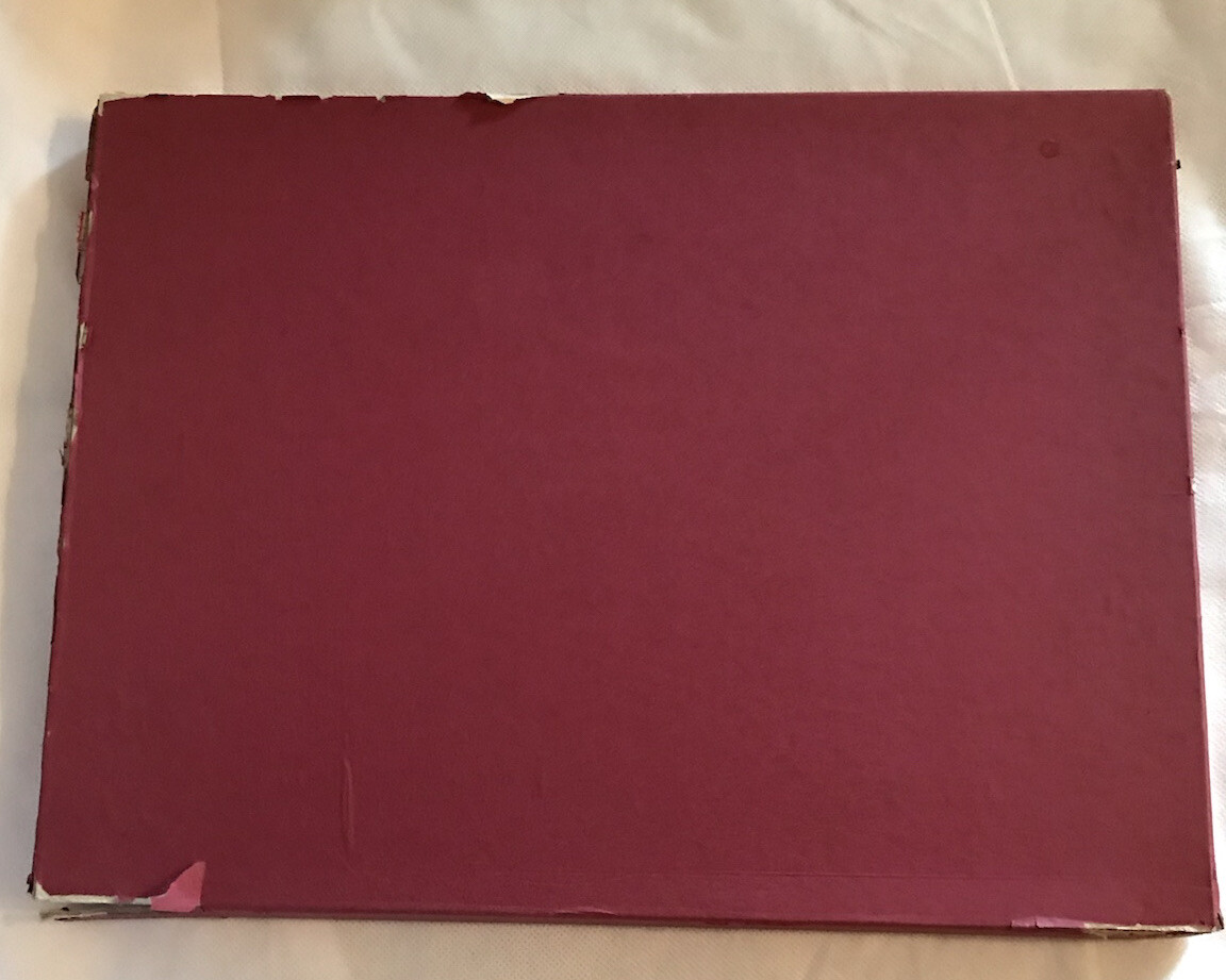 Vintage Box Set Of 4 English Life Placemats Satin Finish Cork Back Swan