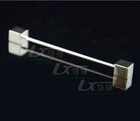 2 pcs Classic Men Silver Collar Stud Barbell Tie Pin Bar Clip Shirt Clasp Square