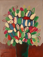 LEONARDO SPREAFICO - olio su tela firmato certificato - no faccincani cascella