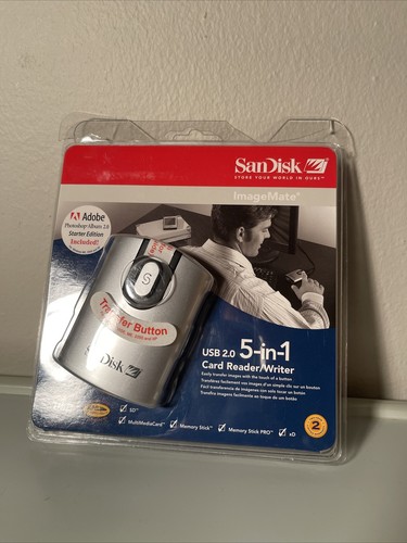 SanDisk 5 In 1 Card Reader Writer USB 2.0 2005 (box C) - 第 1/5 張圖片