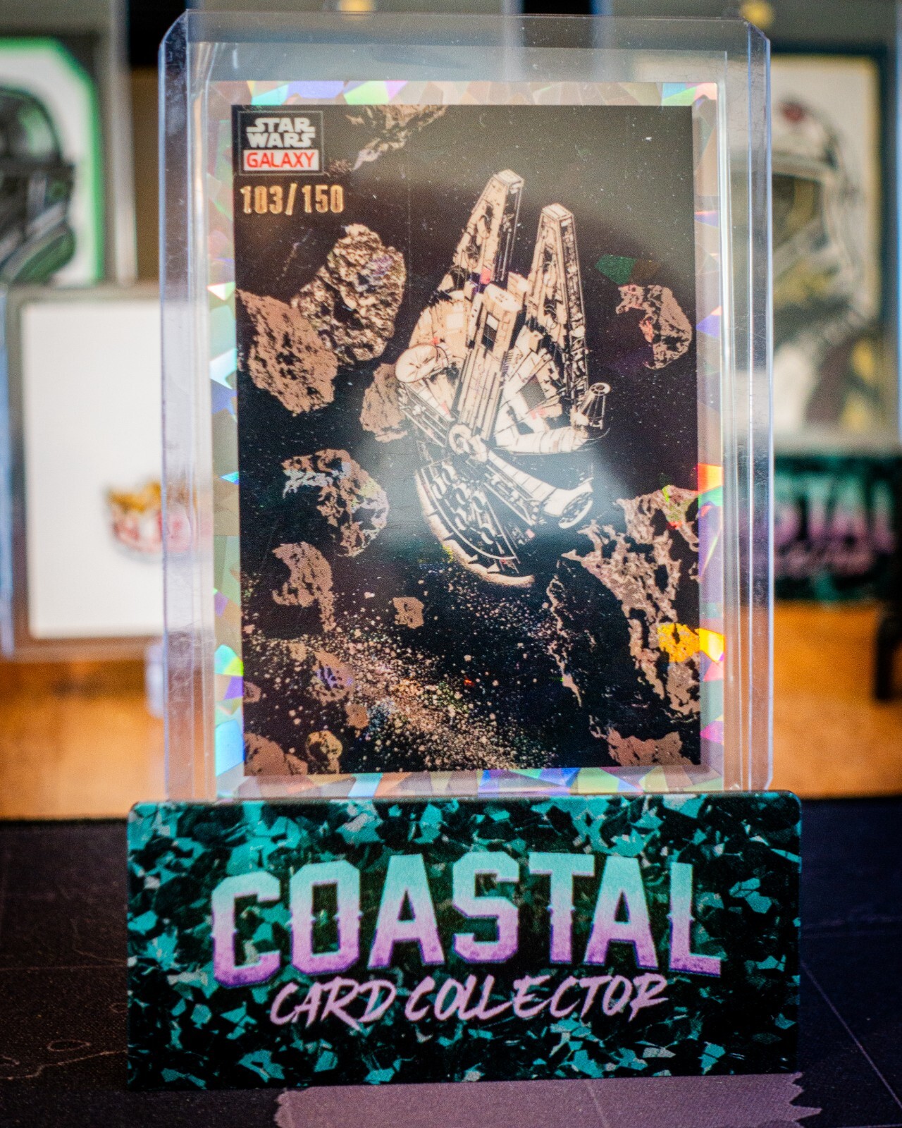 2023 Topps Chrome Star Wars Galaxy Bucket of Bolts #67 Atomic Refractor /150