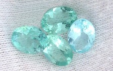 ONE 8x6 8mm x 6mm Oval Natural Blue Apatite Gem Stone Gemstone EBS7957