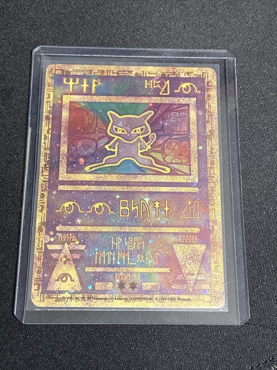 SEALED Ancient Mew Pokemon New Movie Promo Double Holo Foil Rare 1999-2000  Card