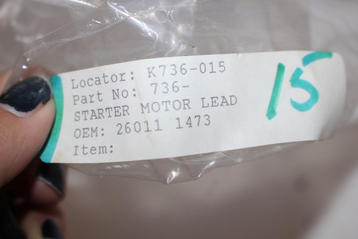 KAWASAKI NINJA ZX7 ZX750 ZX6 ZX600 STARTER MOTOR CABLE WIRE