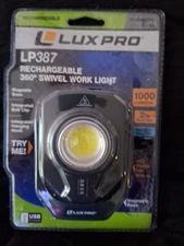 Lux-Pro LP387 Rechargeable 360 Swivel Work Light