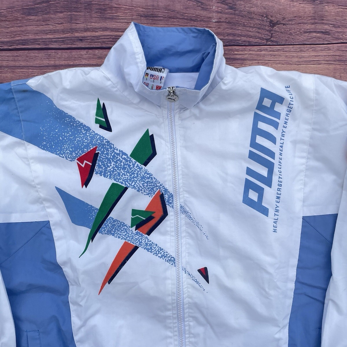 Vintage 90s Puma Tracksuit 2 Piece Jacket/Sweatpants Size