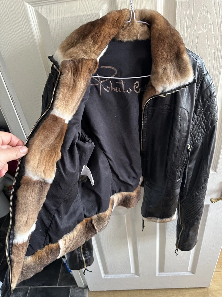 Leather Jacket L smol is like M  - Image 3 of 4