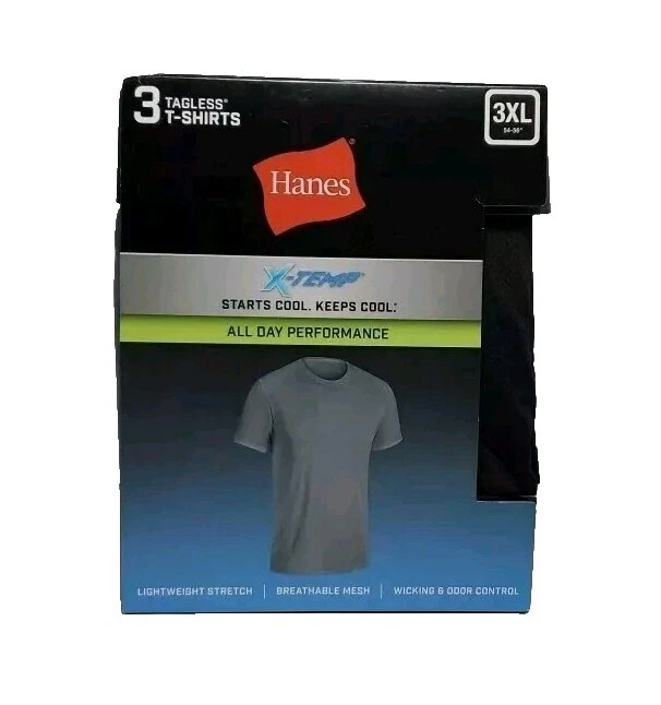 Hanes Black Size 3XL Shirts for Men