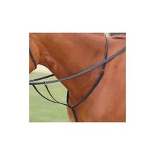 SHETLAND LEATHER RUNNING MARTINGALE - BROWN OR BLACK EQUESTRIAN *FREE POSTAGE*