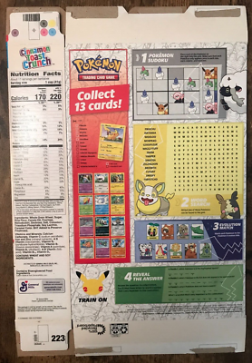 cinnamon toast crunch pokemon cards these looks good enough to eat  #pokemonartwork #pokemoncardart #pokemonartist #pokemongirl #pokemoncardcollection this card is the perfect way to showcase your collection. EMPTY Cinnamon Toast Crunch Cereal