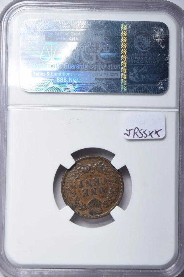 1886 TYPE 2 INDIAN HEAD CENT - NGC XF45 - NICE COLOR! - Image 2 of 4