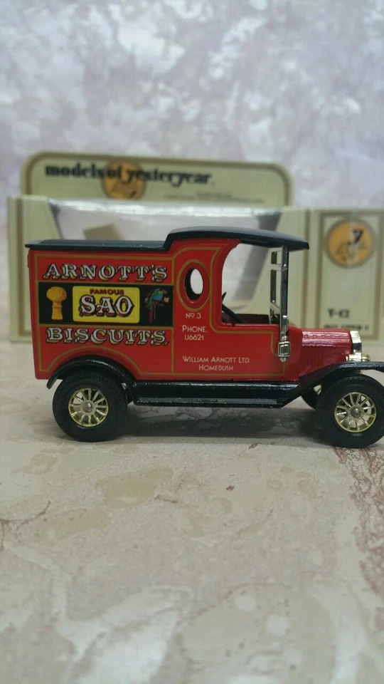 Matchbox Models of Yesteryear 1912 Ford Model T, Arnott's Biscuits issue 1 NEW - Image 4 of 4