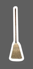 Broom Sticker Sweep Waterproof Cleaning Gift NEW
