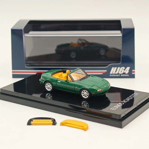 Hobby JAPÓN 1/64 Mazda EUNOS ROADSTER NA6CE CON CUBIERTA TONEL HJ642025BGR Verde - Imagen 3 de 7