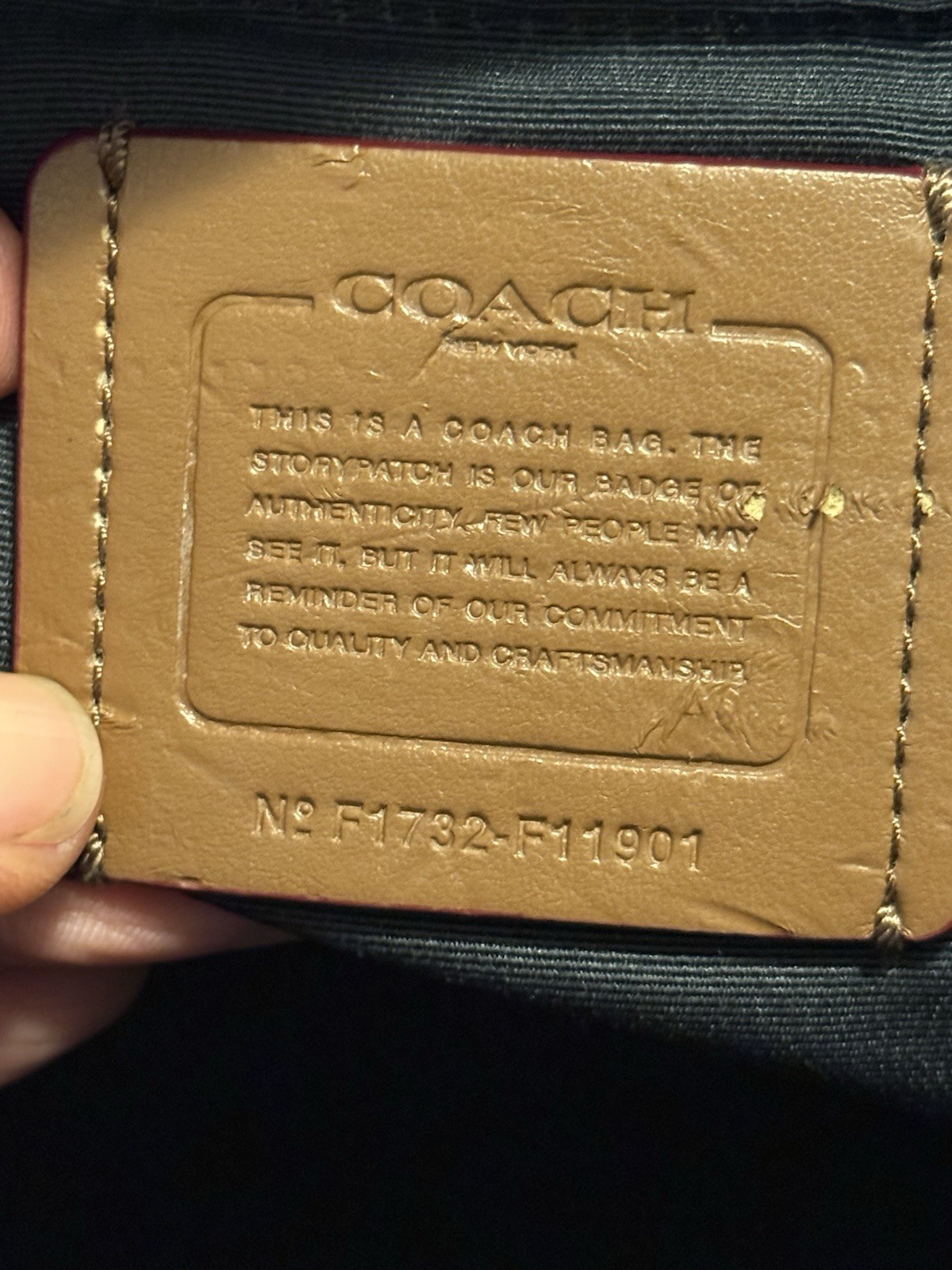 Coach Patterned Bag - image 7