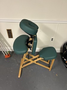 Stronglite Ergo Pro II Portable Massage Chair Green