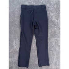 Quince Ultra-Stretch Ponte Straight Leg Pants Womens Small Navy Blue 26" Career