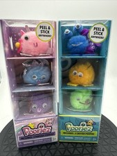 2 Poofiez 3 Pack Fuzzy Critters Peel  Stick Tara Toy Corp Fantasy Pack New