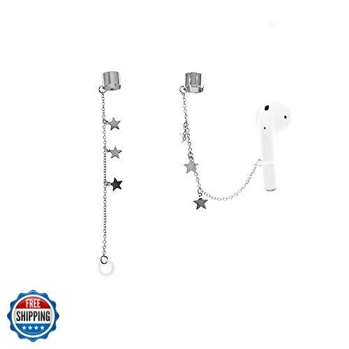 CCeCCe 4 Pair Wireless Earbuds Anti-Lost Straps Wireless Ear Buds Clip Holder