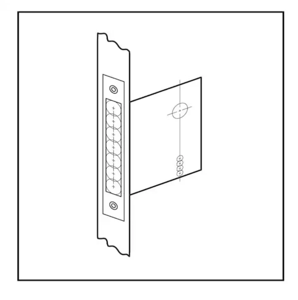 DEFIANT 805384 JUEGO DE PASO PERILLAS DE LATÓN ENVEJECIDO SATINADO Foto 2 de 4