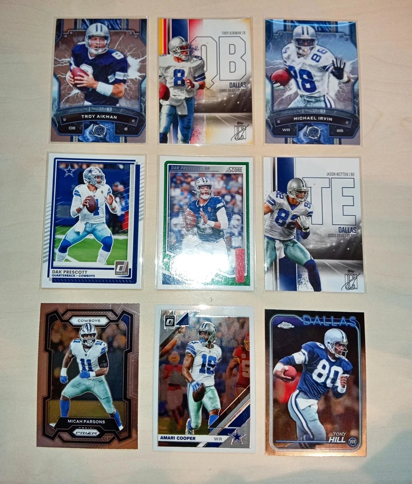 Cowboys Lot Nr. 2 – Aikman Duo • Dak Duo • Parsons • Irvin • Witten • Cooper - Bild 1 von 1