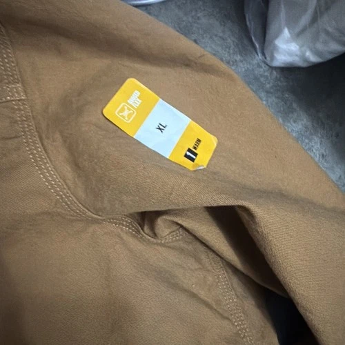 Carhartt Men Rugged Flex Duck Insulated Fleece Lined Jacket MSRP $120 Size XL image 4