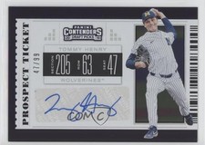 2019 Panini Contenders Draft Picks Prospect Ticket 47/99 Tommy Henry Auto u0u