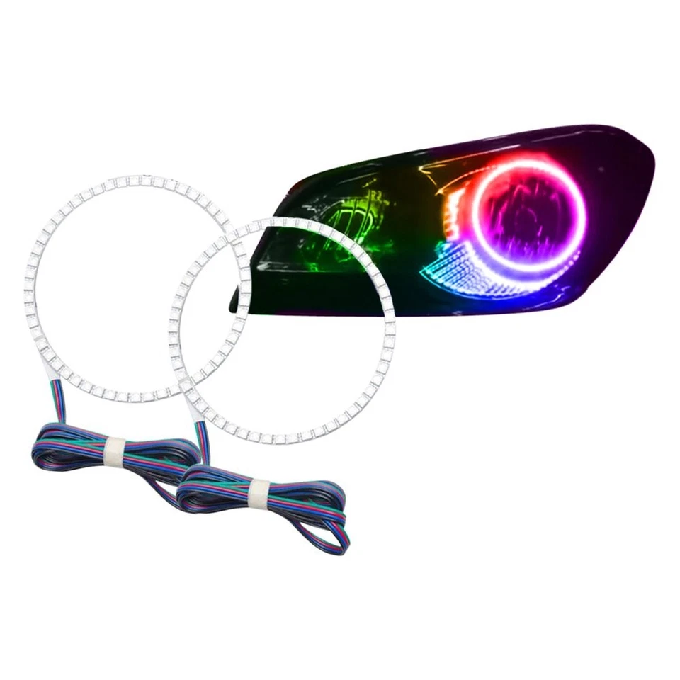 LED Halo Headlights Factory Surface Add On Custom Lights ColorSHIFT 2638-504 - Imagem 2 de 4