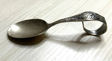 Vintage Oneida Baby Spoon Curved Handle Silver Plate