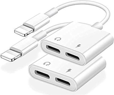[Apple MFi Certified] 2PACK iPhone Lightning to 2 Lightning Adapter, Dual Lightn