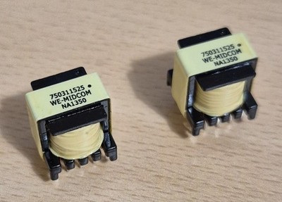 2 x Würth 750311525 Leistungstransformatoren für SMPSs, High Power LED Treiber usw.