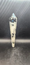 Rainbow moonstone scepter! 6.25 inches, 5.9 ounces!