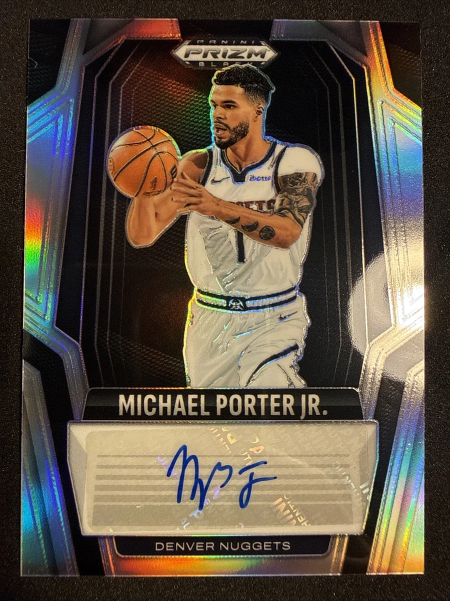 【75シリ】Michael Porter Jr. RC Select Prizm 2023-24 Michael Porter Jr. Panini Select Blue Silver Prizm Premier