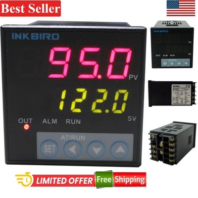 PID Temperature Controller Thermostat Display AC 100-240V