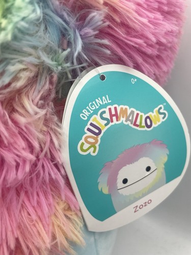 NEU Zozo Squishmallows 20 Zoll Regenbogen Bigfoot Yeti Kelly Toy Tye Dye Plüsch Neu mit Etikett - Bild 4 von 4