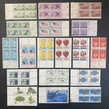 US Stamp Lot, Plate Blocks