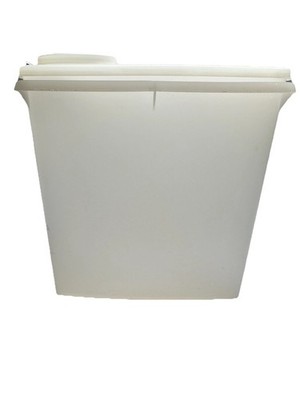 Vintage Tupperware 496-14 Rectangular Storage Container w/ Lid   White