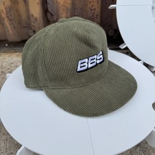 Bbs Green Velvet Retro Adjustable Snapback Hatcap Vintage Look Motorsport