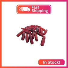 Genuine Red Buffalo Bone Hairpipe Beads 1 Inches / 25 Pieces Native American B