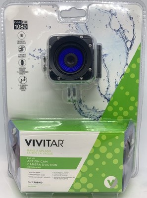 Vivitar Action Camera DVR788-BLU Full HD 1080p 8 MP Waterproof Wireless Remote