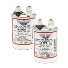 USA2209 15 uf/MFD 370-440 VAC volts Round Run Capacitor CBB65 50/60 Hz Lot-2