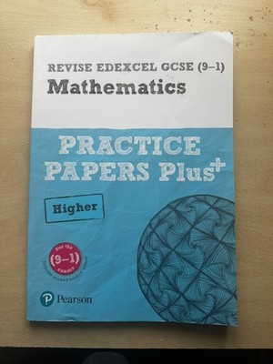 Pearson REVISE Edexcel GCSE Maths Higher Practice Papers Plus READ DESCRIPTION